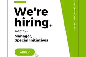 West Cancer Foundation is hiring.
